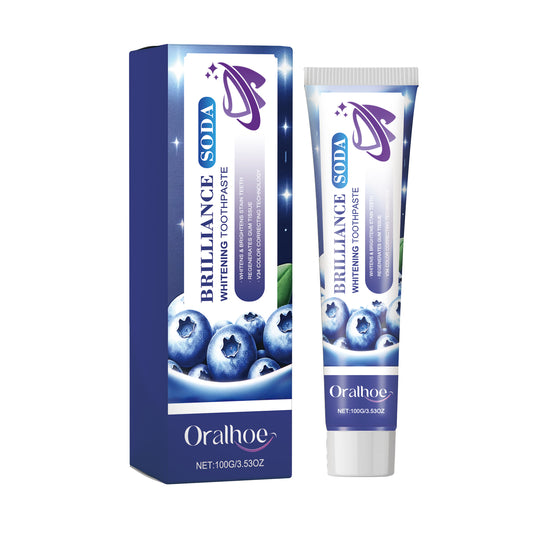Whitening Toothpaste, Fresh Breath Care Gums Clean Teeth Yellow Stains Tartar White Toothpaste