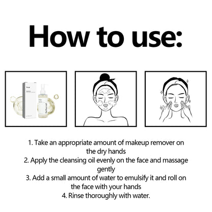 Pore Control Cleansing Oil, Clean Makeup Gently Remove Makeup Care For Skin Clean Pores Remove Makeup Oil