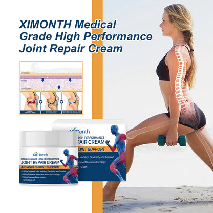 Medical Grade High Performance Joint Repair Cream, Relieve Wrist Knee Lumbar Shoulder And Neck Joint Pain Care Cream