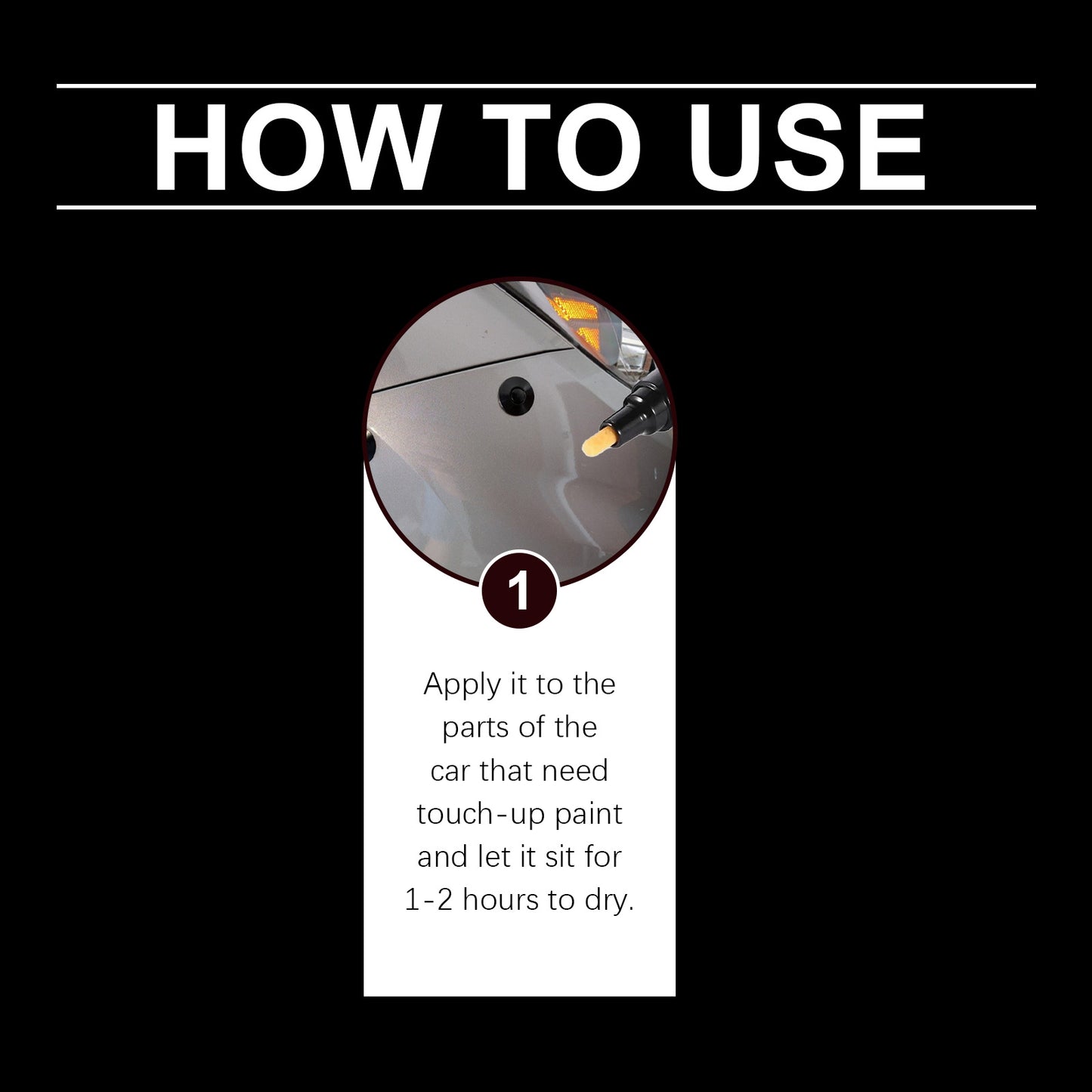 Rayhong Car Scratch Care Pen, Car Paint Scratch Scratch Repair Refurbishment Polishing Color Retouching Paint