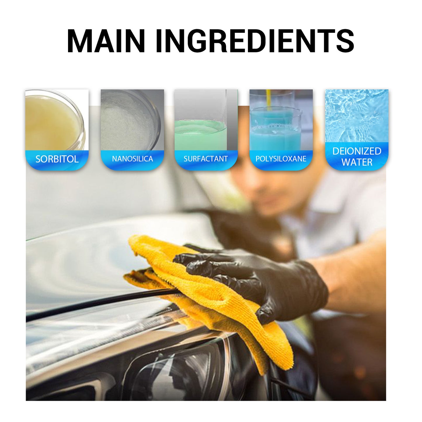 Car Coating Spray Car Paint Brightening Refurbished Dust Cleaning Oil Maintenance Coating Agent
