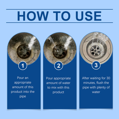 JAKEHOE drain Unclog cleaner, kitchen toilet sink drain clog unclog cleaner