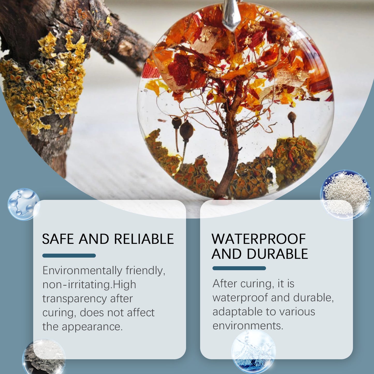 Resin Glue, High Transparent Resin Drop Glue Diy Hand-Made Shadowless Glue Quick Dry Drop Glue