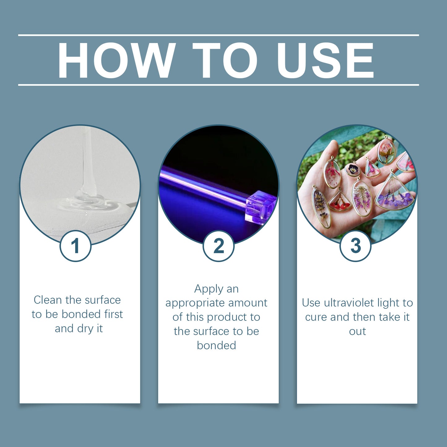 Resin Glue, High Transparent Resin Drop Glue Diy Hand-Made Shadowless Glue Quick Dry Drop Glue