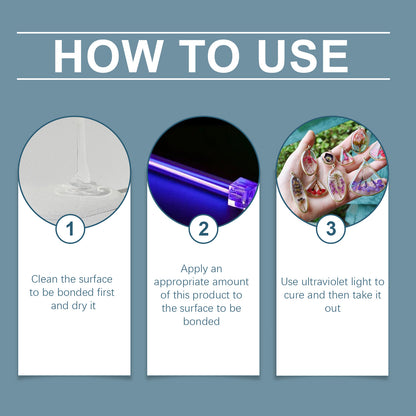 Resin Glue, High Transparent Resin Drop Glue Diy Hand-Made Shadowless Glue Quick Dry Drop Glue