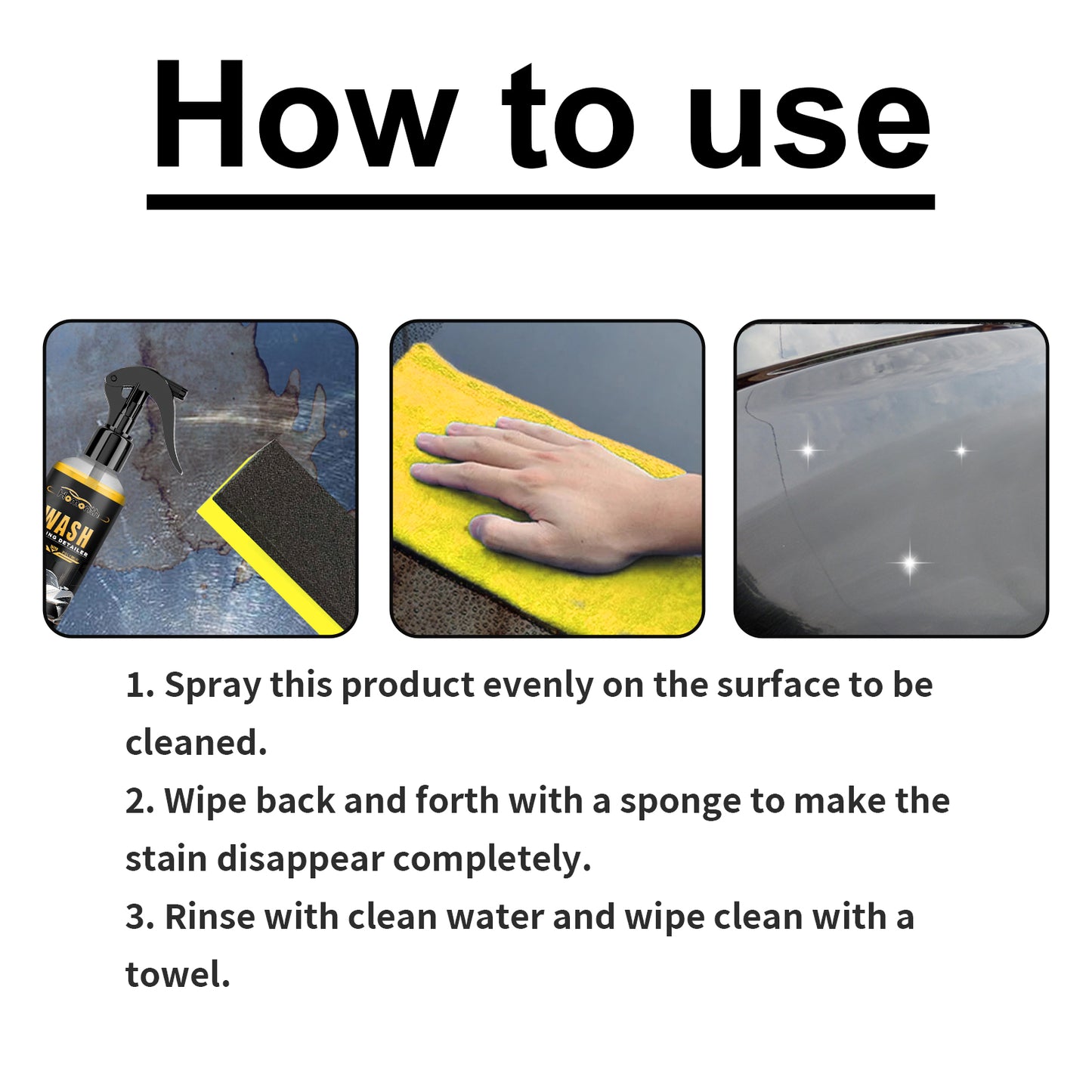 Wash Coating Detailer, Decontamination Refurbishment Maintenance Brightening Multi-Purpose Cleaning And Care Agent