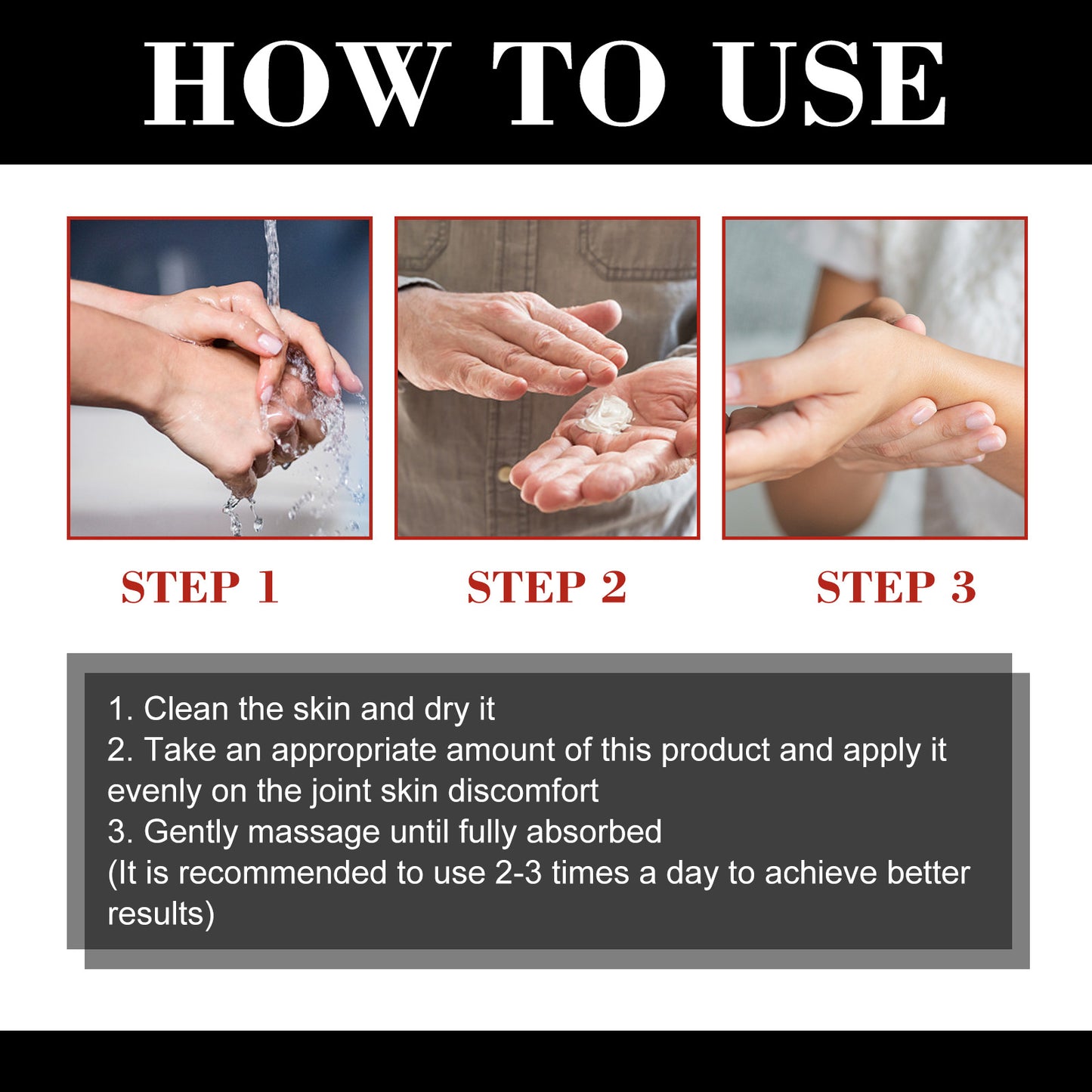 Joint Pain Cream, Relieve Lumbar Vertebrae Shoulder Joint Pain Joint Massage Cream