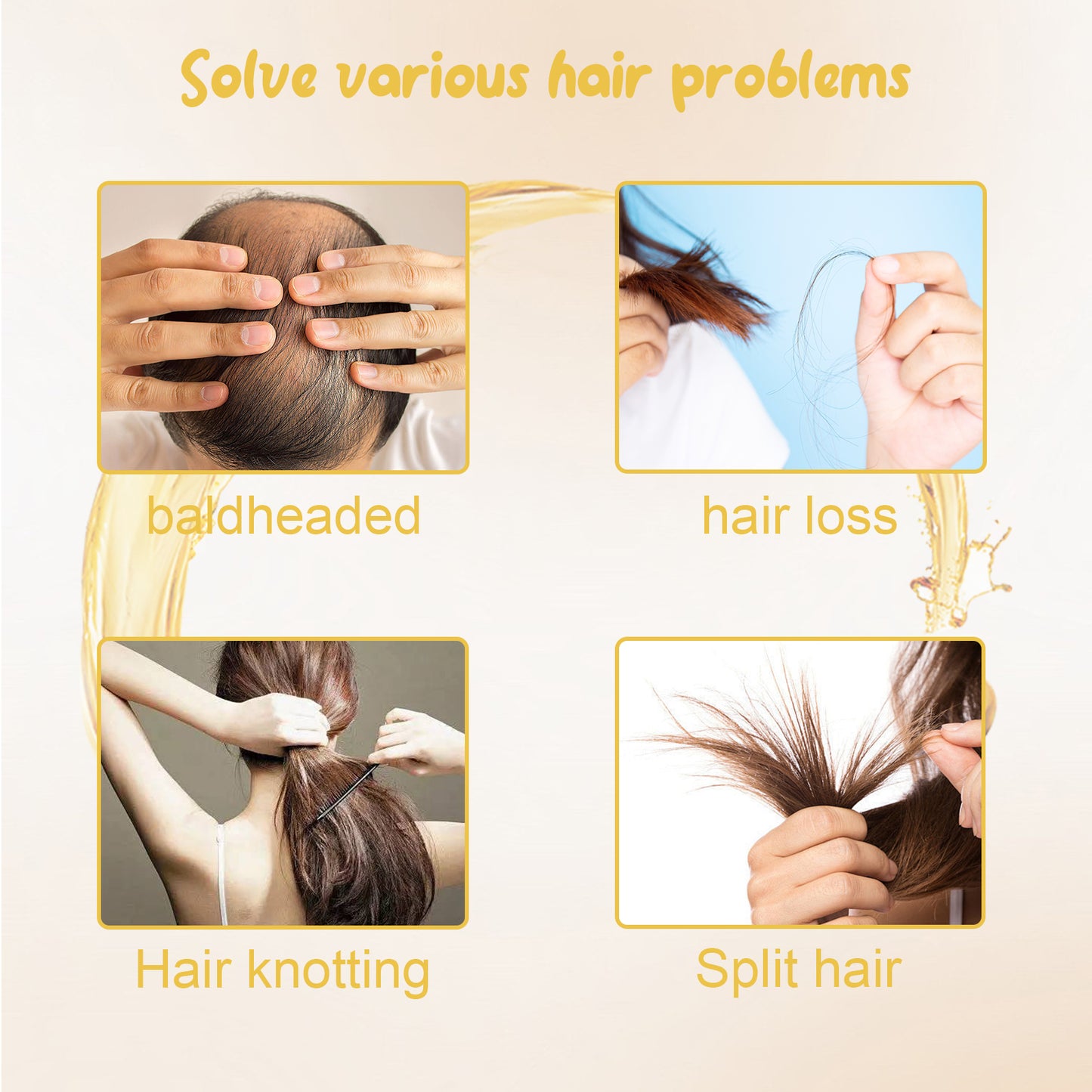 Batana Oil, Hydrating Repair Hair Sere Short-Tempered Soft Thick Hair Oil