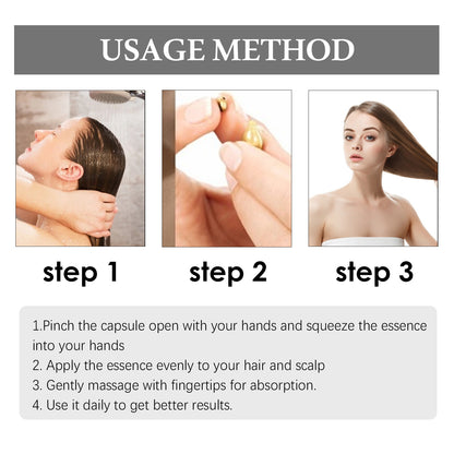 King Of Ginger, Hair Root Nourishing And Thickening Hair Strong Anti-Scalp Massage Treatment Capsule