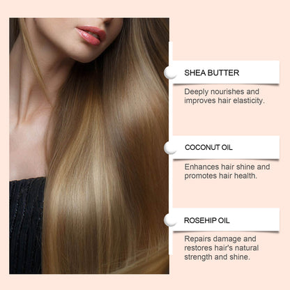 Hoegoa Hair Care Essential Oil, Nourishes Smooth Hair, Natural Shine, Fluff And Improves Frizzy Hair