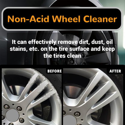 Non-Acid Wheel Cleaner, Wheel Hub Renovation Cleaning And Polishing Maintenance Multi-Functional Cleaning Agent