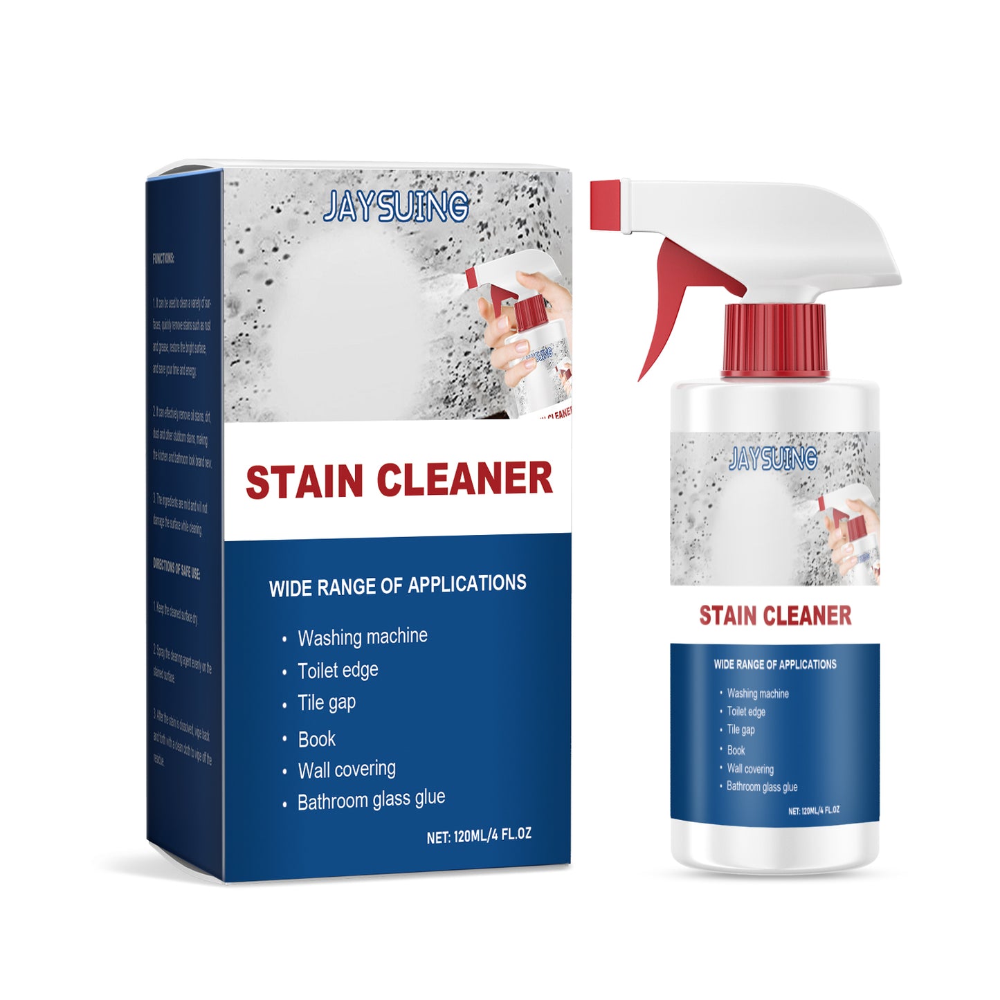 Jaysuing Decontamination Cleaning Spray Multi-Purpose Stain Cleaning, Oil Removal And Stain Removal Kitchen And Bathroom Cleaning Spray