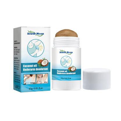 Coconut Oil Underarm Deodorant, Lighten Underarm Odor Refreshing And Fragrance Antiperspirant Cream