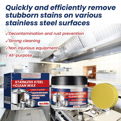 Stainless Steel Cleaning Cream, Kitchen Utensils, Pots And Pans, Cooktops, Heavy Oil, Rust Removal, Cleaning And Descaling Paste