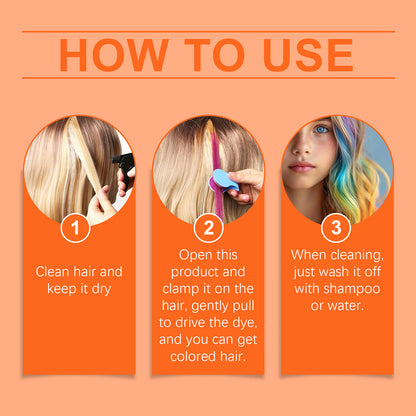 Hoegoa Hair Dye Powder (Purple) Can Easily Change Your Hair Color With Just One Application. It Naturally Covers Your Hair And Is Convenient For The Ball