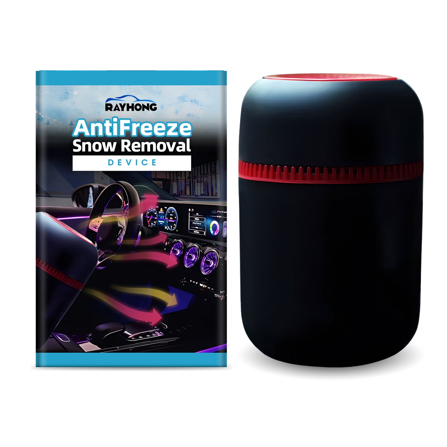 Snow Remover, Car Windshield Defogging Deicing Quick Snow Melting Portable Heater