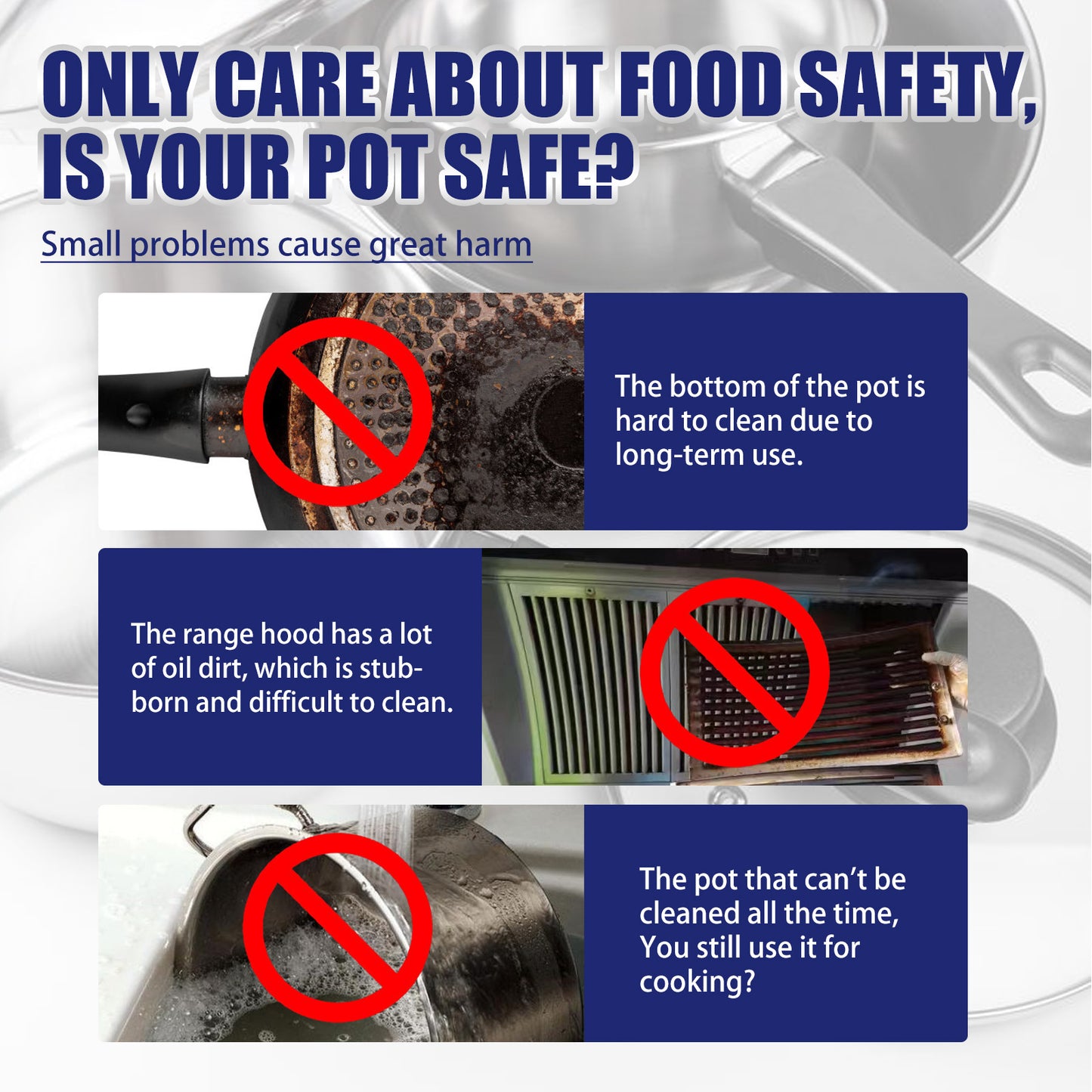 Stainless Steel Cleaning Cream, Kitchen Decontaminant Pot Rust, Pot Bottom, Stove Top Black Scale Cleaning Cream