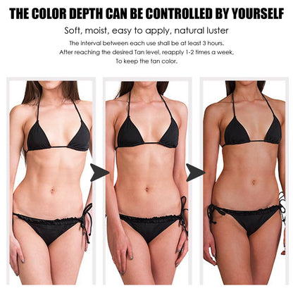 OUHOE Black Cream Aloe Vera Gel, Sunburn Repair Gel Summer Beach Tanning Lotion