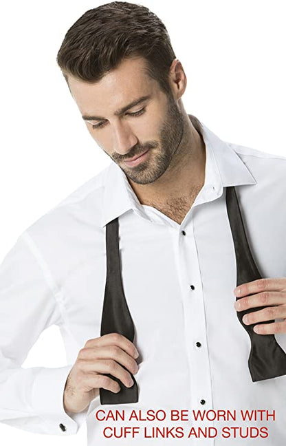 Luxe Microfiber® Men’s Regular Fit Dress Shirt, Tuxedo Shirt