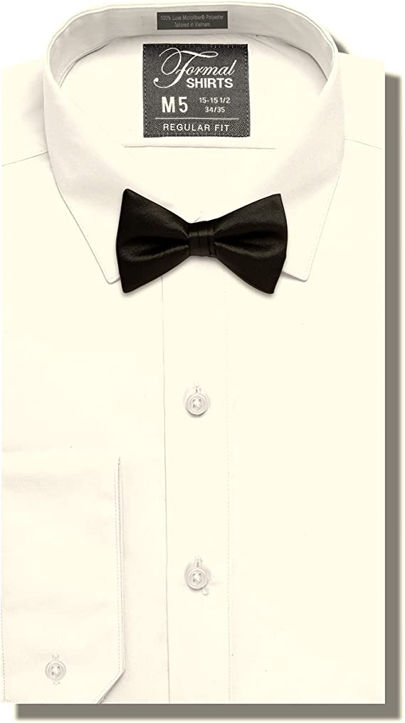 Luxe Microfiber® Men’s Regular Fit Dress Shirt, Tuxedo Shirt