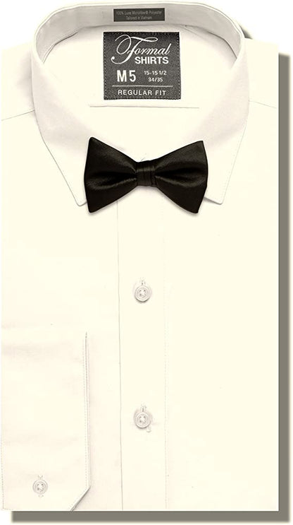 Luxe Microfiber® Men’s Regular Fit Dress Shirt, Tuxedo Shirt