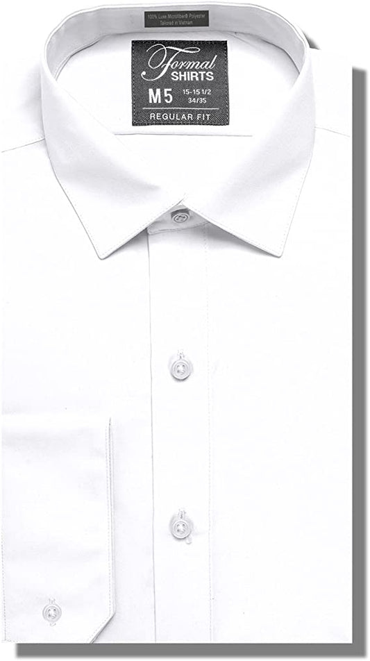 Luxe Microfiber® Men’s Regular Fit Dress Shirt, Tuxedo Shirt