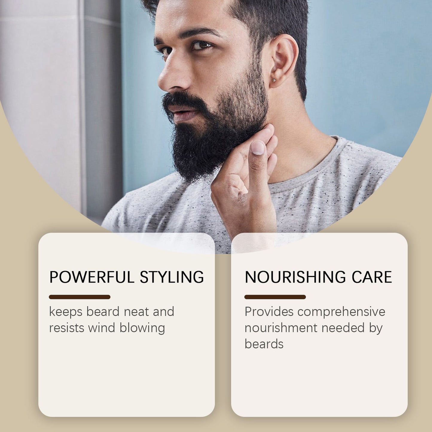 Cigar Beard Care Wax Natural Gloss Care Each Beard Hair Must Display Mature Charm