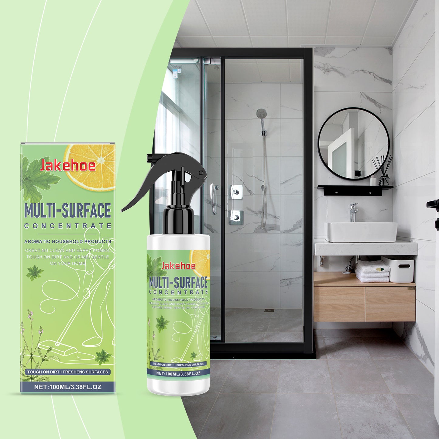 Multi-Surface Cleaning Liquid Cooktop Scale Ceramic Tile Bathroom Multi-Effect Cleaning To Protect The Surface Clean And Smooth