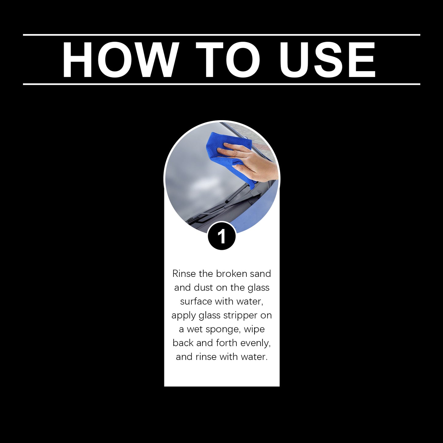 Rayhong Auto Glass Oil Film Cleaner, Anti-Rain And Anti-Fog Cleaning Coated Window Vision Cleaner