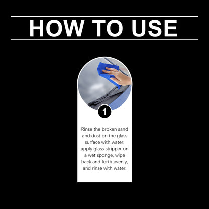 Rayhong Auto Glass Oil Film Cleaner, Anti-Rain And Anti-Fog Cleaning Coated Window Vision Cleaner