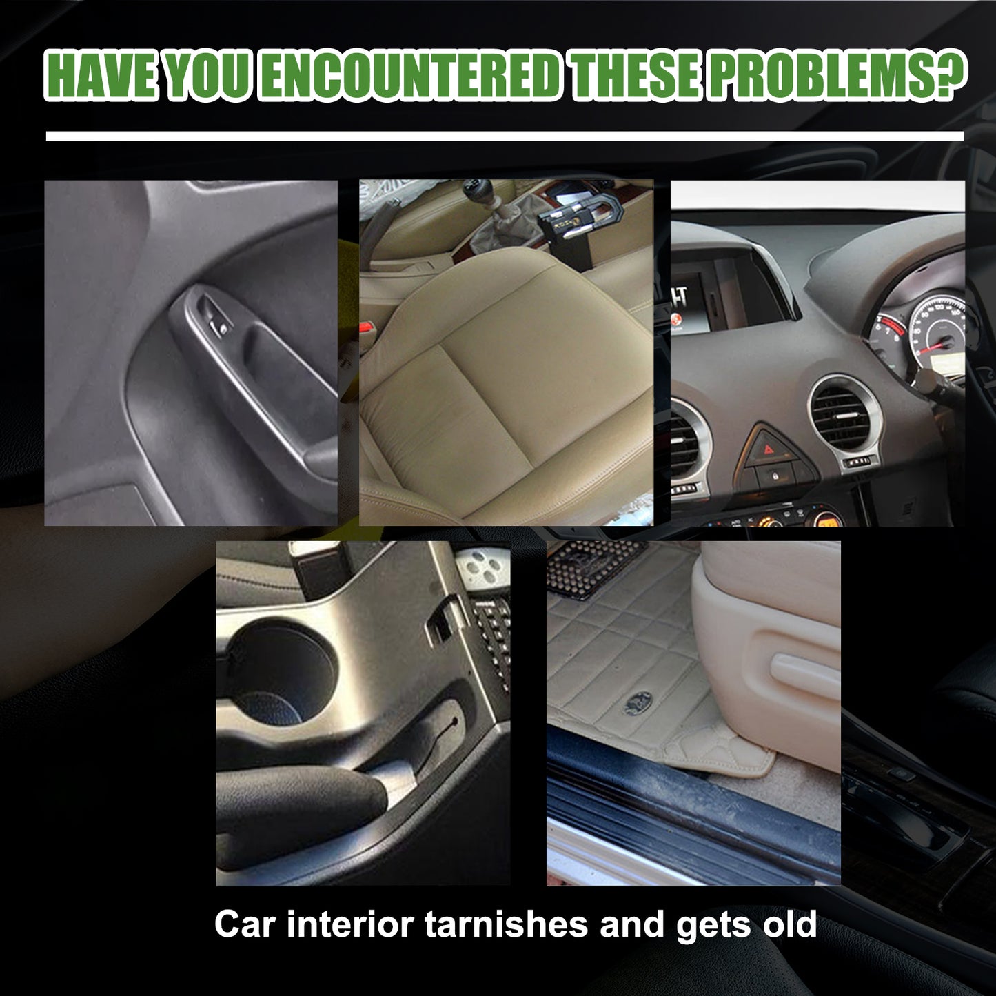 Rayhong Car Magic Foam Cleaner, Interior Seat Instrument Panel Clean Yellow Stain Reconditioning Cleaner