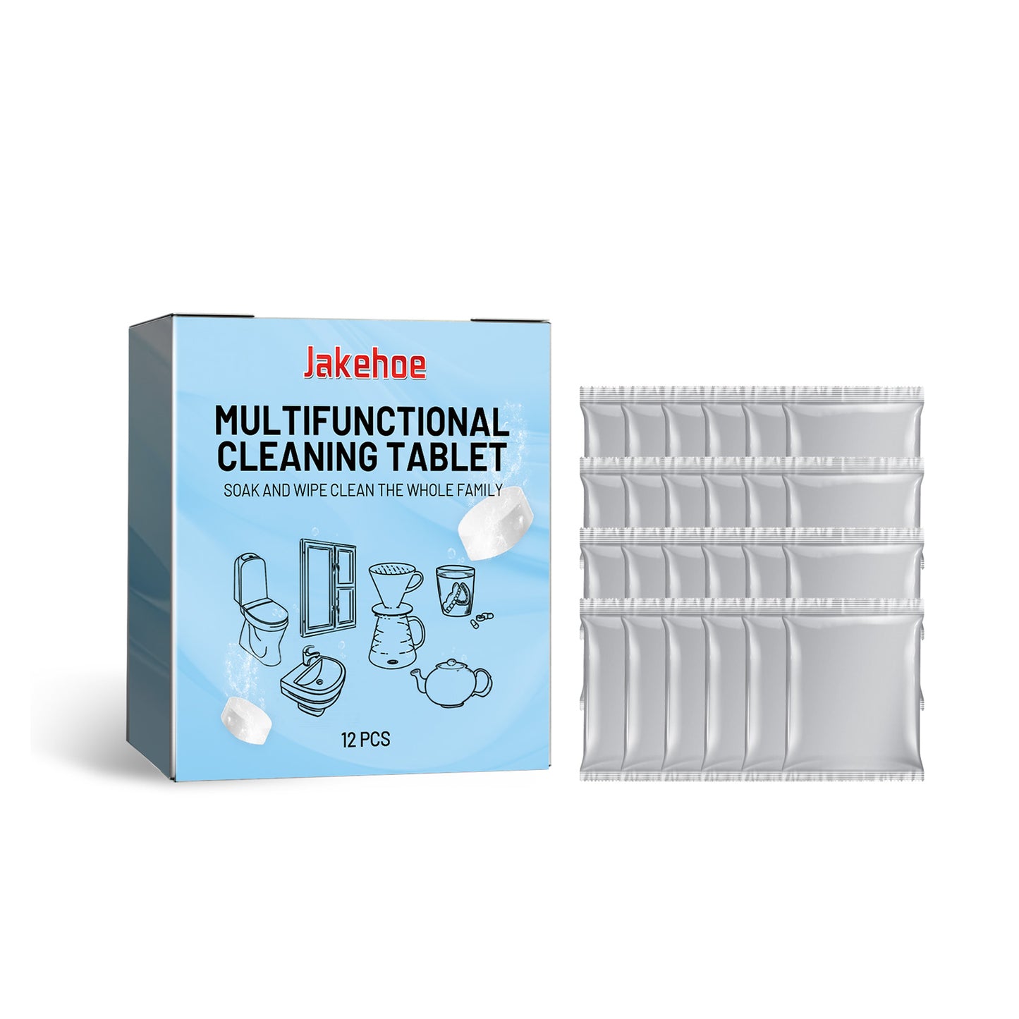 Multifunctional Kitchen Cleaning Tablets, Home Kitchen Stove Kitchen Utensils Stainless Steel Heavy Oil Cleaning And Descaling