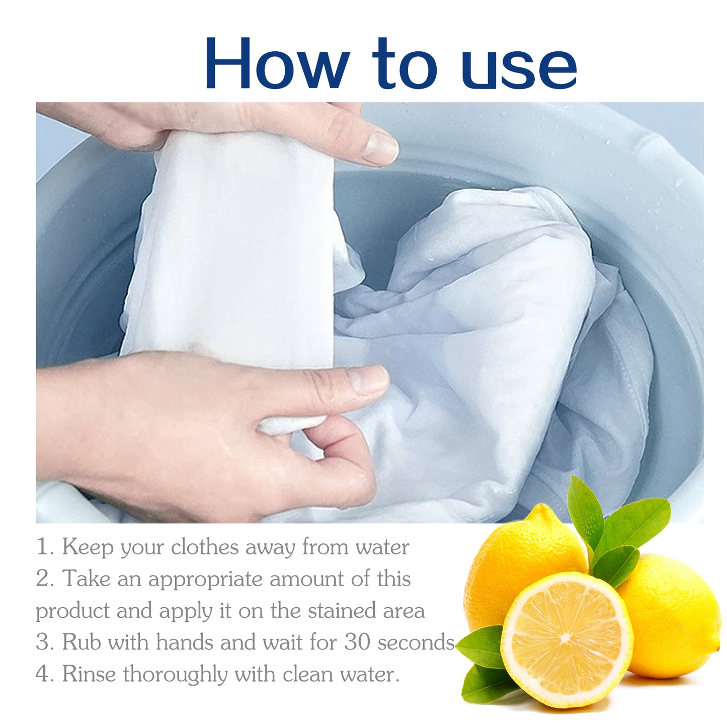 Enzyme Cleaner, Removes Stubborn Dirt Stains Yellow Mold Spot Perspiration Stains Multi-purpose Laundry Cleaner