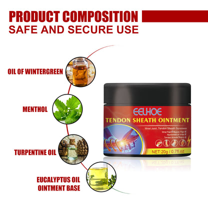 Tendon Sheath Pain Cream, Relieve Wrist Joints And Muscles Discomfort, Relieve Tendons And Activate Swelling And Pain Care Cream