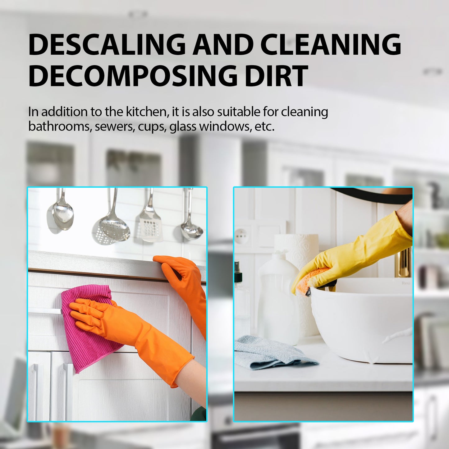 Multifunctional Kitchen Cleaning Tablets, Home Kitchen Stove Kitchen Utensils Stainless Steel Heavy Oil Cleaning And Descaling