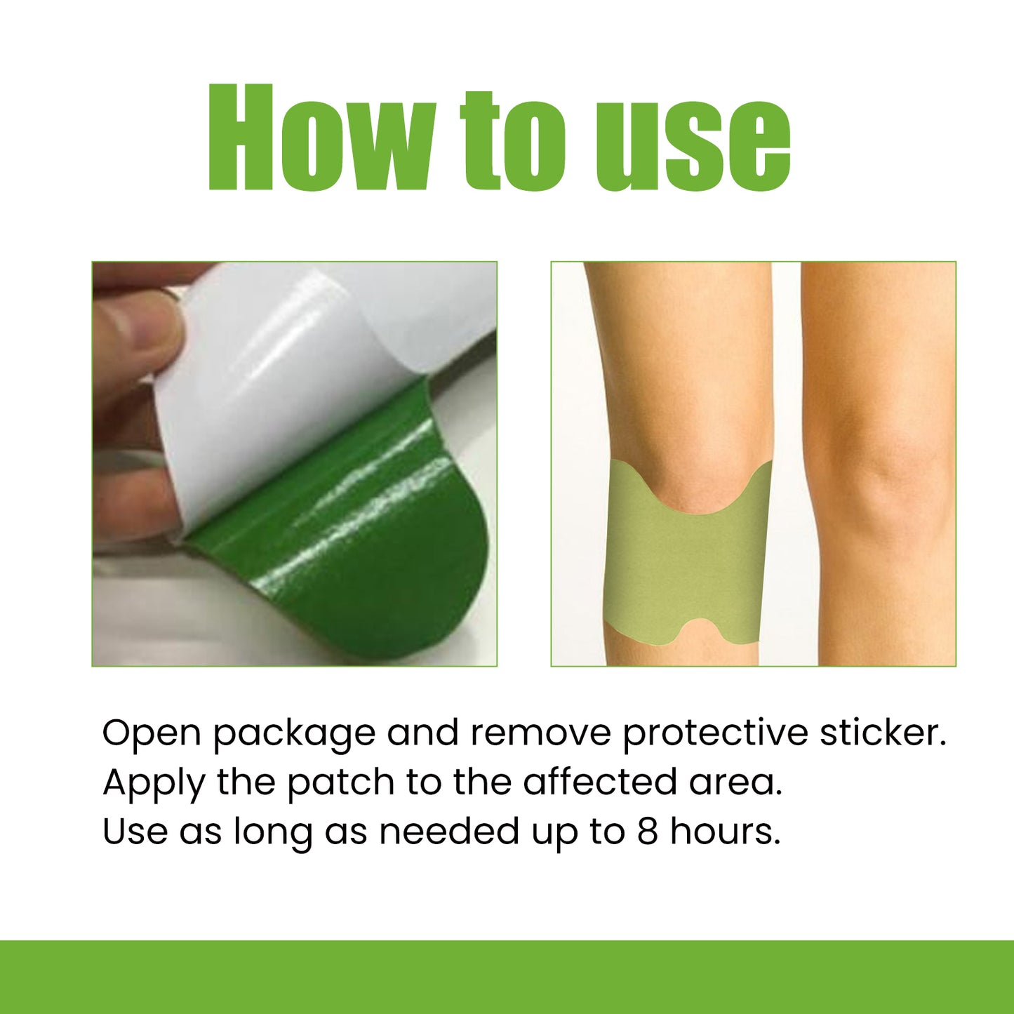 EELHOE Pain Relief Patch, Relieve Lumbar Vertebra Cervical Knee Leg Bone Pain Health Care Patch