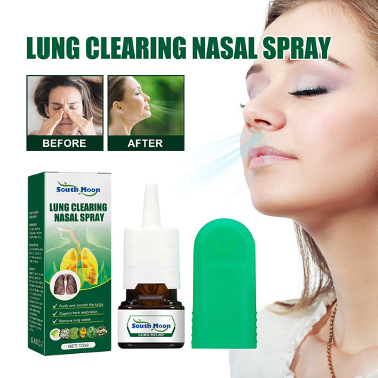 Lung Clearing Nasal Spray, Relieve Nasal Congestion, Runny Nose And Nasal Discomfort Cleansing Stop Snoring Spray