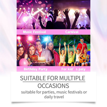 Jaysuing Sequined Glitter Stick (Purple), Party Dance, Performance, Makeup, Face, Body, Collarbone, Highlight And Shine