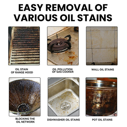 Heavy Oil Foam Cleaner, Kitchen Stove Range Hood Wash Basin Oil Dirt Removal Cleaner