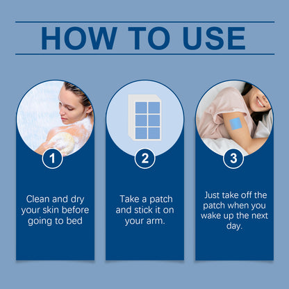 Blue Wind Chime Sleep Care Patch Night Care Sleep Fragrance Household Fragrance Essential Oil Patch