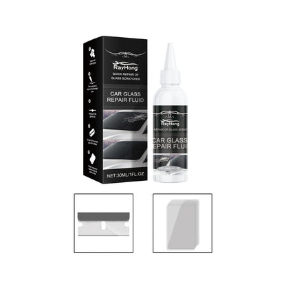 Rayhong Auto Glass Repair Adhesive (30ml) Glass Nano Repair Liquid Rapid Repair Adhesive For Cracked Glass