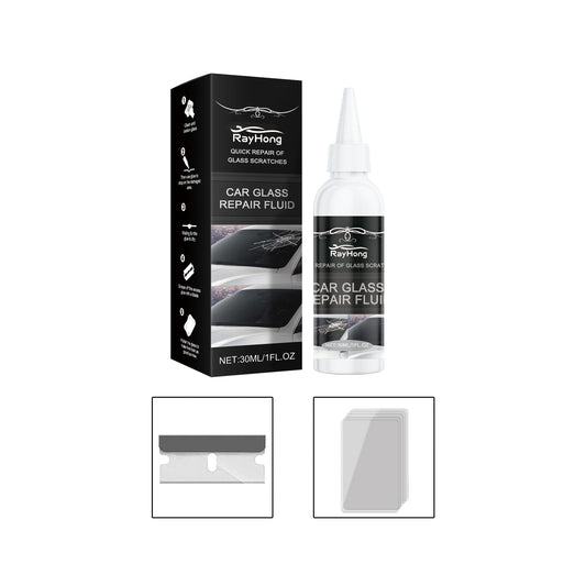Rayhong Auto Glass Repair Adhesive (30ml) Glass Nano Repair Liquid Rapid Repair Adhesive For Cracked Glass