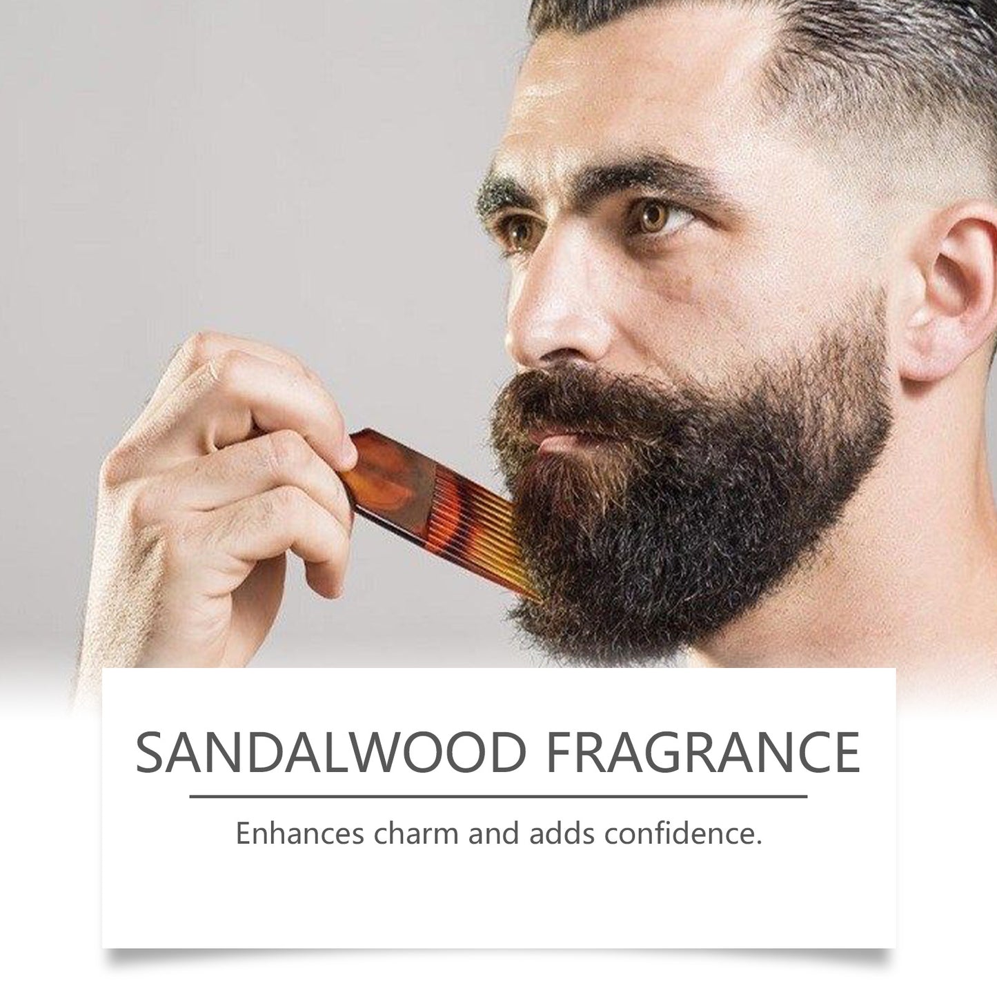 Men's Beard Care Cream Sandalwood Ingredients For Beard Care For Men With A Variety Of Skin Types