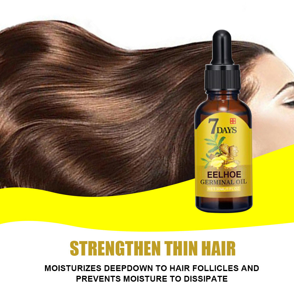 EELHOE Ginger Hair Care Liquid (40ml) Is A Nourishing And Moisturizing Hair Care Liquid That Strengthens And Prevents Hair Loss