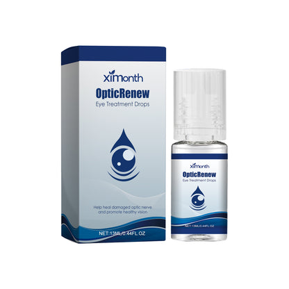 Optic Renew Eye Treatment Drops, Relieves Redness Eyestrain Dry Vision Blurry Eye Care Solution