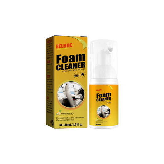 Automotive Steering Wheel Foam Cleaner, Leather Seat Supplies Decontamination Multi-Functional Interior Cleaner