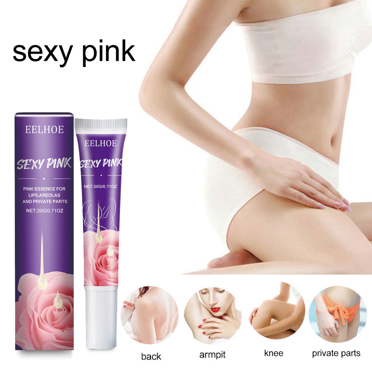 Brightener Pink Essence, Breast Areola Private Part Tender White Lip Joint To Remove Melanin Pink Essence