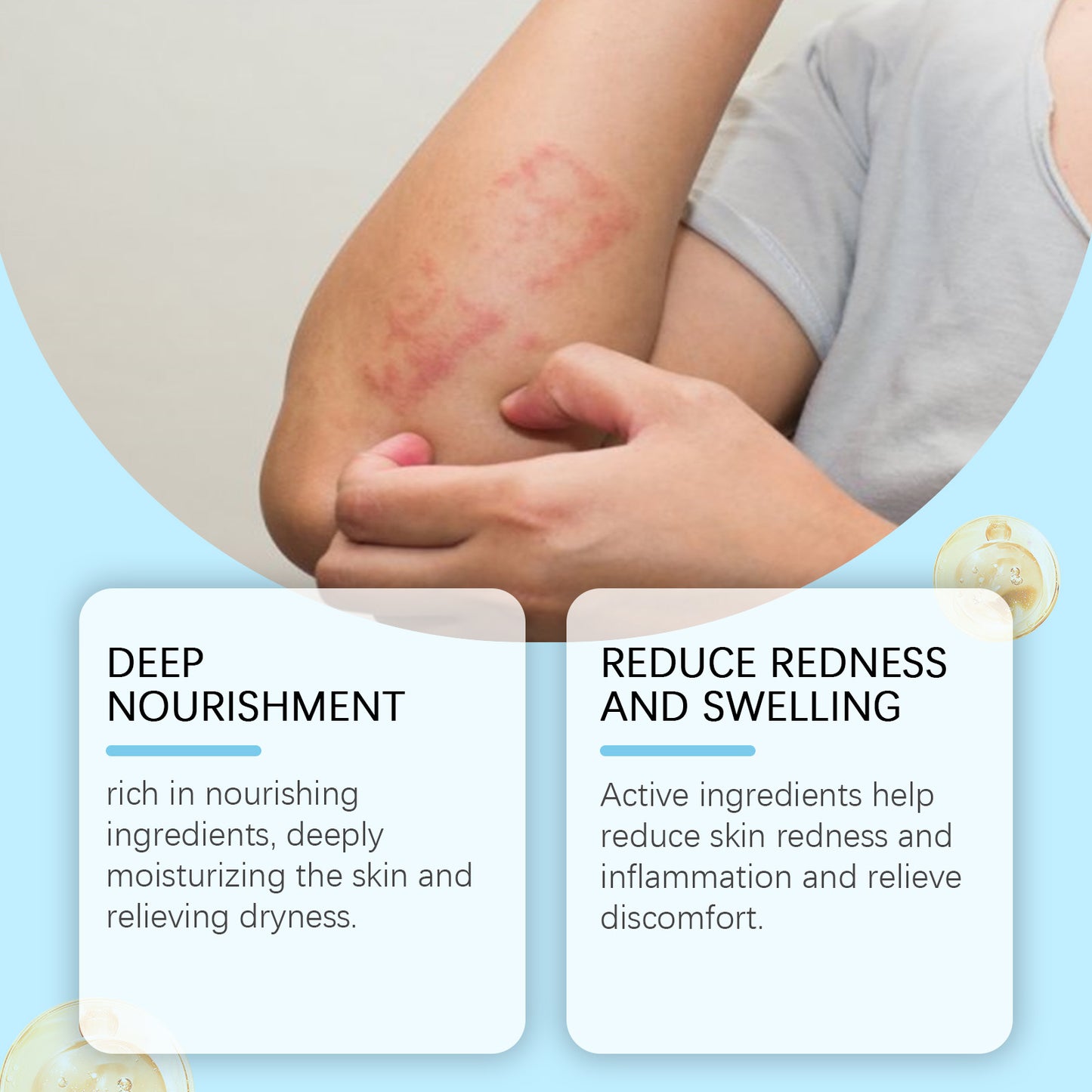 OceAura Skin Repair Cream, Nourishes Skin Daily Care For External Application Of Delicate Skin Care Cream