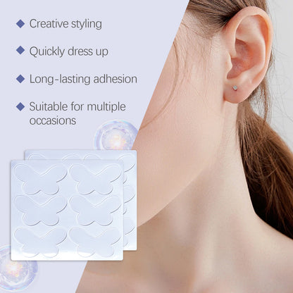Butterfly Support Ear Stickers Invisible Comfortable Breathable Ear With Air And Face Small Support Decorative Ear Stickers