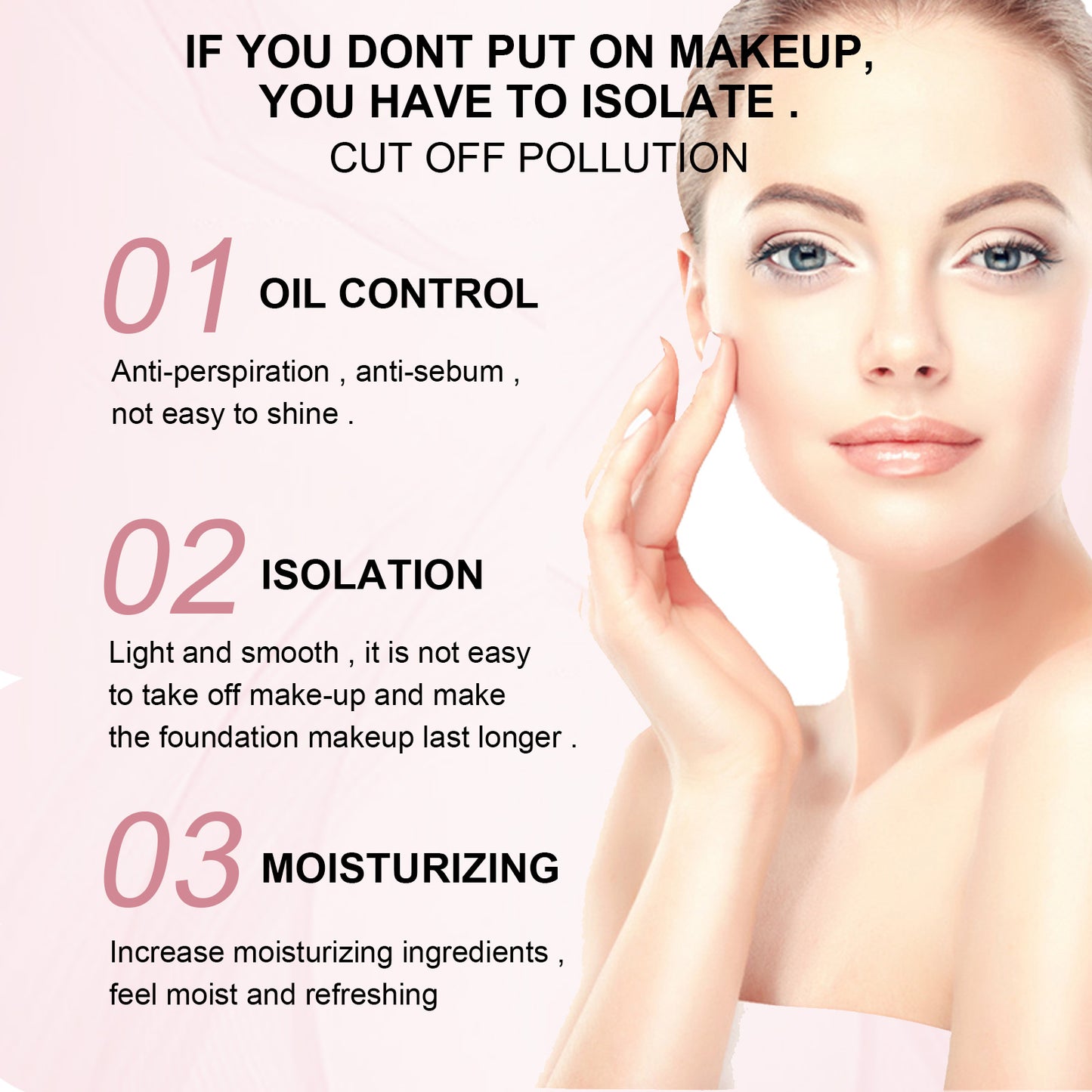 Base Gel For Makeup, Pre-makeup Moisturizing And Firming Skin Isolation Base Concealer Cream